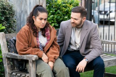 Dean and Jade talk on EastEnders