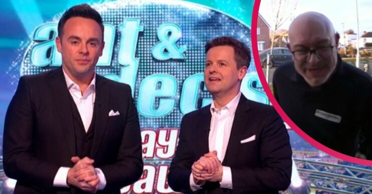 Ant and Dec on Saturday Night Takeaway alongside Ring My Bell contestant April 9, 2022