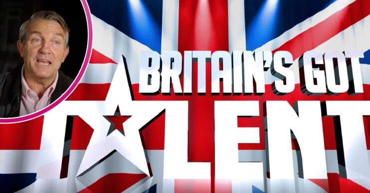 Bradley Walsh / Britain's Got Talent logo