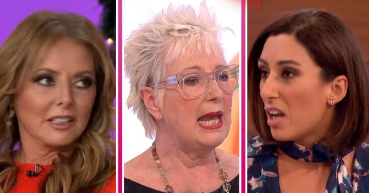 Carol Vorderman, Jenny Eclair and Saira Khan on Loose Women