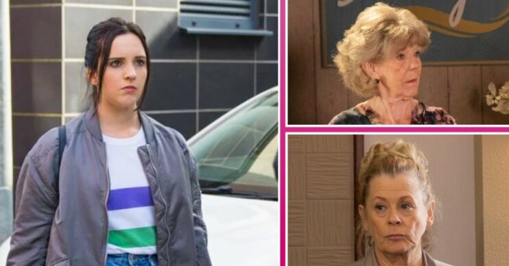 Coronation Street spoilers comp image: Amy, Audrey, Bernie