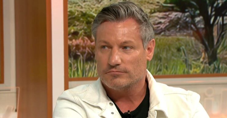 Dean Gaffney frowns on Good Morning Britain