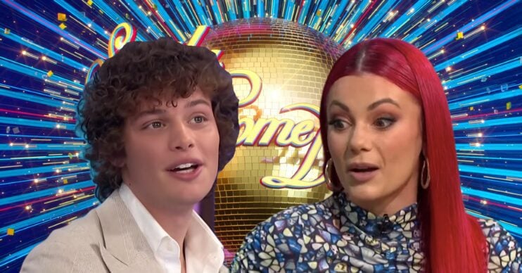 Strictly logo with Bobby Brazier and Dianne Buswell
