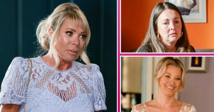 EastEnders spoilers first look comp image: Sharon, Stacey, Kathy