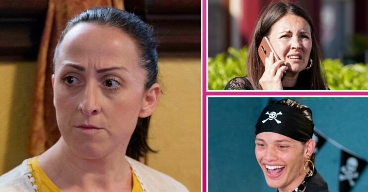 EastEnders first look comp image: Sonia, Stacey, Freddie