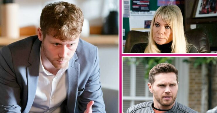 EastEnders spoilers: First look comp image week 41 - Jay, Sharon and Keanu