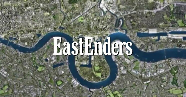 EastEnders logo and background (Credit: BBC/Composite: ED!)