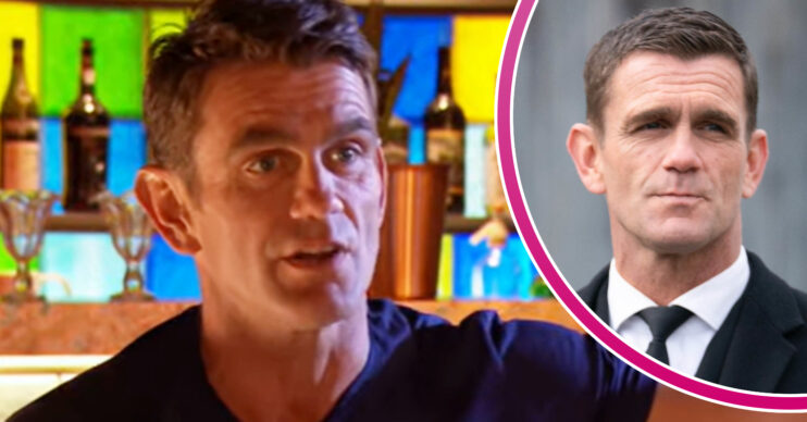 EastEnders' Scott Maslen and, in a bubble, Jack Branning