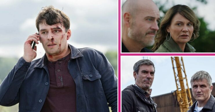 Emmerdale first look spoilers week 41: Mack, Harry, Chas, Cain, Caleb comp image