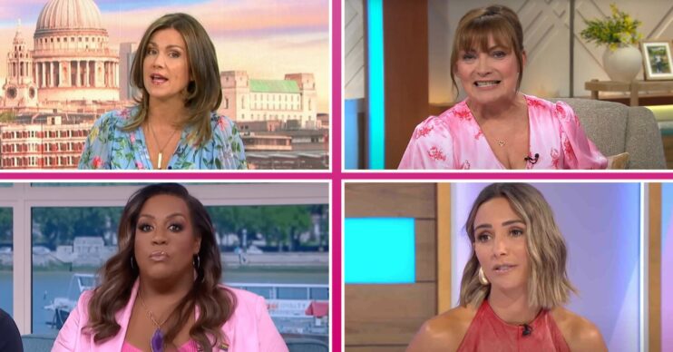 Susanna Reid on GMB / Lorraine Kelly / Alison Hammond on This Morning / Frankie Bridge on Loose Women