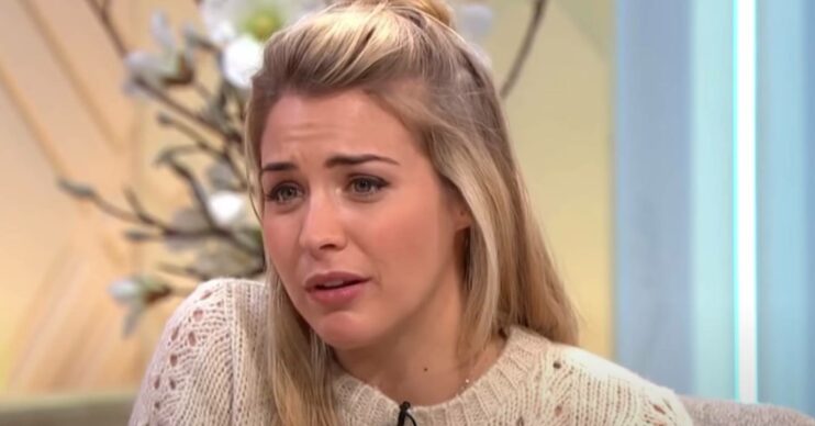 Gemma Atkinson looks sad