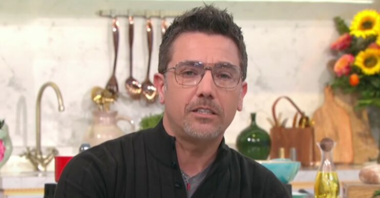 Gino D'Acampo looking serious (Credit: ITV/YouTube)