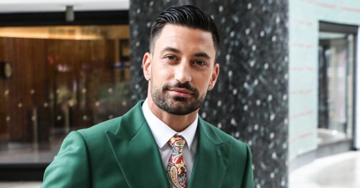 Giovanni Pernice at the ITV studios