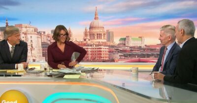 Suanna Reid and Richard Madeley with guests on Good Morning Britain