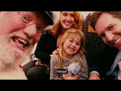 easyJet's in-flight grotto with Captain Claus