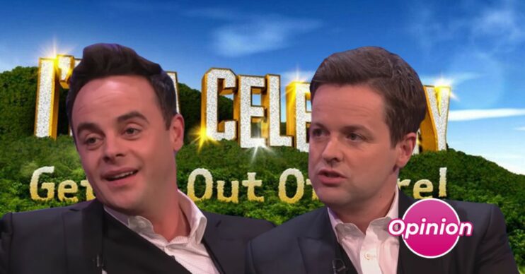 I'm A Celeb logo with hosts Ant and Dec