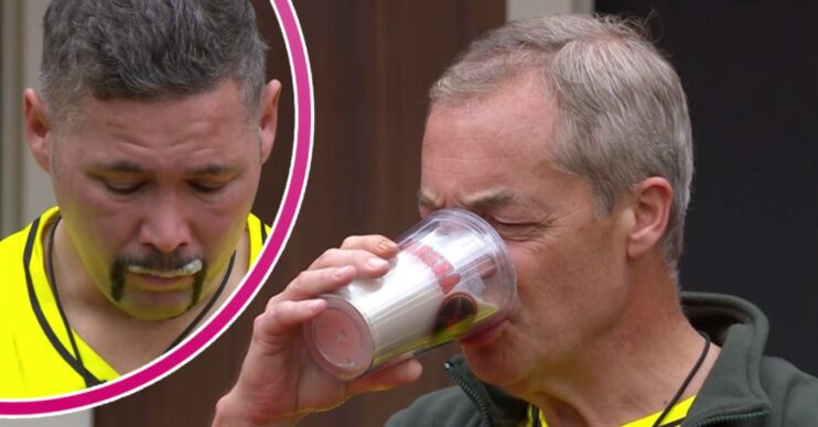 I'm A Celebrity stars Tony Bellew andNigel Farage Drown Their Sorrows