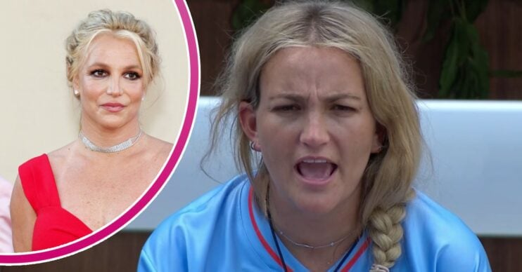 Britney Spears looks resigned, Jamie Lynn Spears is animated on I'm A Celebrity