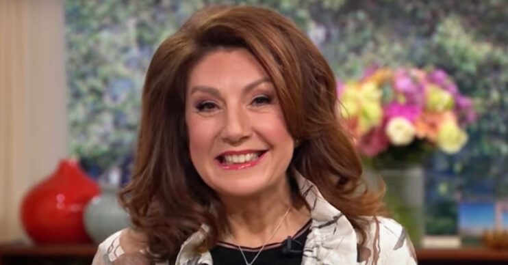 Jane McDonald smiles