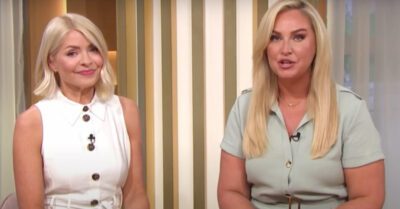 Josie Gibson and Holly Willoughby presenting This Morning