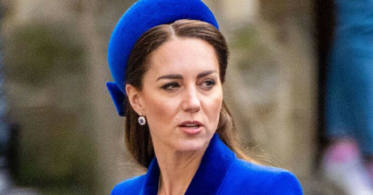 Kate Middleton looking annoyed