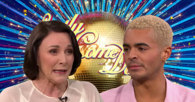Strictly logo with Shirley Ballas and Layton Williams