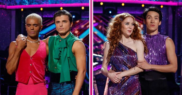 Layton Williams and Nikita Kuzmin / Angela Scanlon and Carlos Gu on Strictly