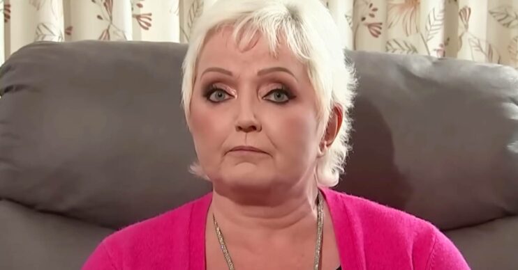 Linda Nolan looks at the camera