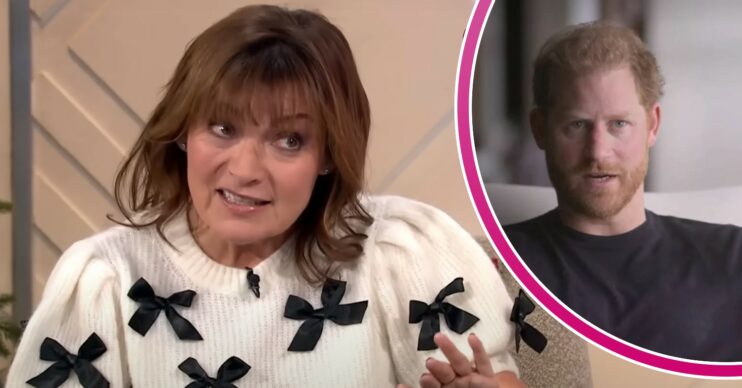 Lorraine Kelly on Lorraine today, Prince Harry