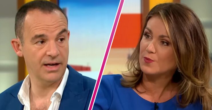 Martin Lewis and Susanna Reid frown on Good Morning Britain