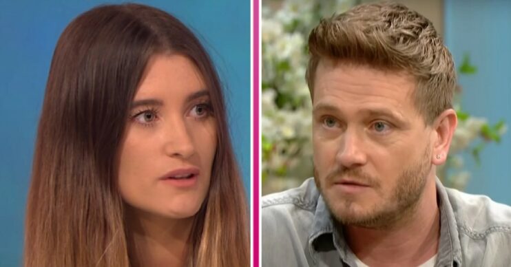 Matthew Wolfenden and Charley Webb in composite image (Credit: ITV/YouTube/Composite: ED!)