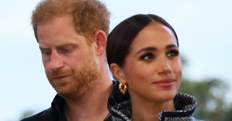 Prince Harry and Meghan pictured together at The Fall One805LIVE! concert in Santa Barbara County.