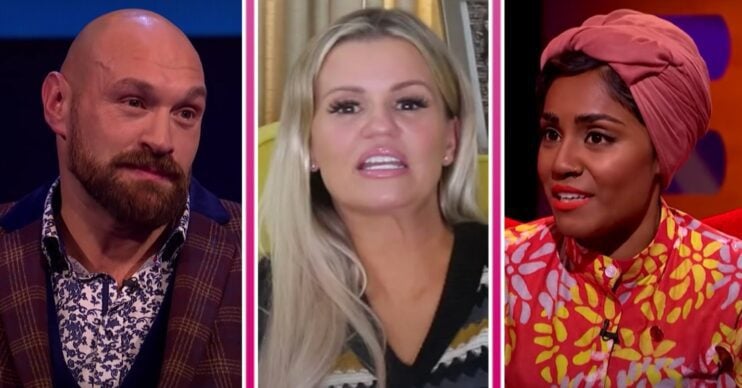 Tyson Fury, Kerry Katona, Nadiya Hussain all speaks