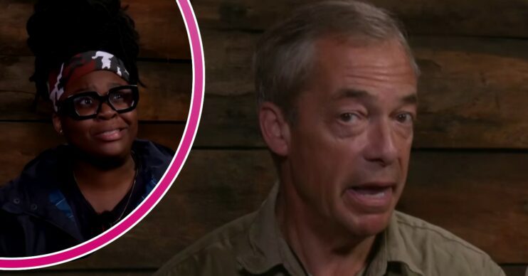 Nella Rose / Nigel Farage on I'm A Celebrity