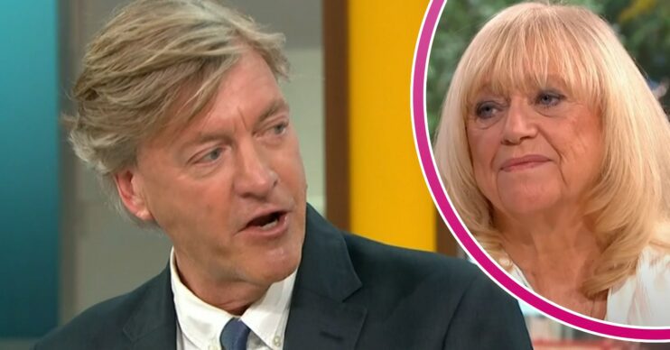 Richard Madeley talking on GMB, Judy Finnigan on This Morning