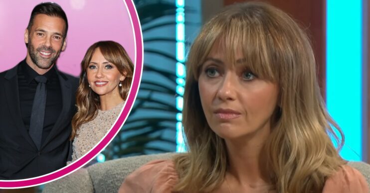 Samia Longchambon on Lorraine and with husband Sylvain