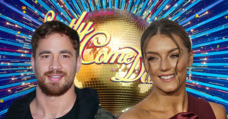 Strictly logo with Danny Cipriani and Jowita Przystal