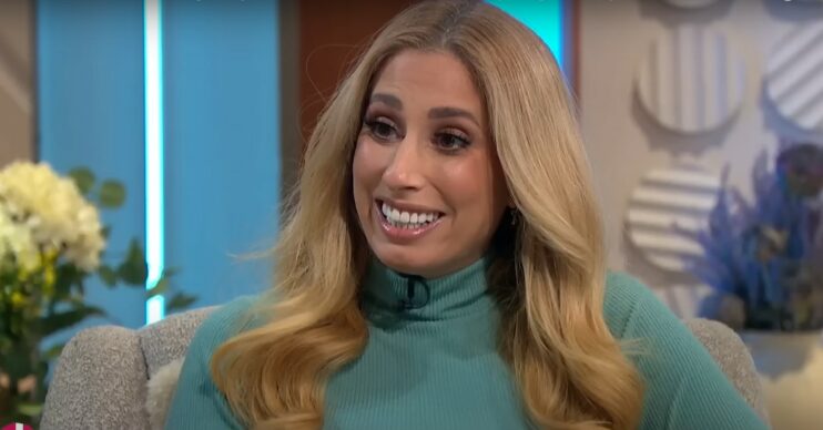 Stacey Solomon smiling on This Morning