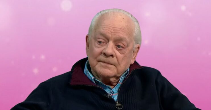 Sir David Jason looking serious