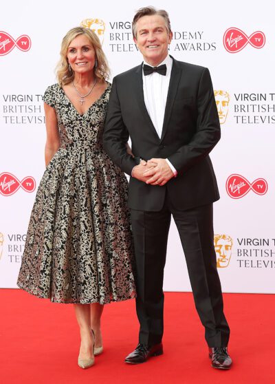 The Chase host Bradley Walsh and his wife at the BAFTAs