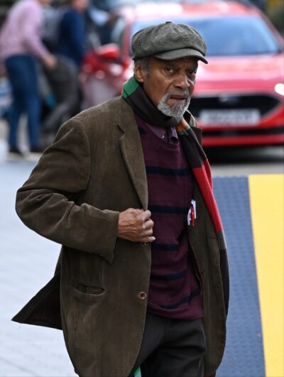 TV Legend Ram John Holder Is Spotted Heading To Work On Coronation Street For The First Time