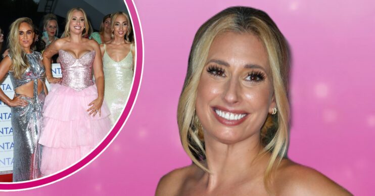 Stacey Solomon and her sisters at the NTAs