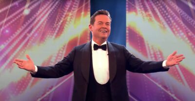 Stephen Mulhern opens his arms