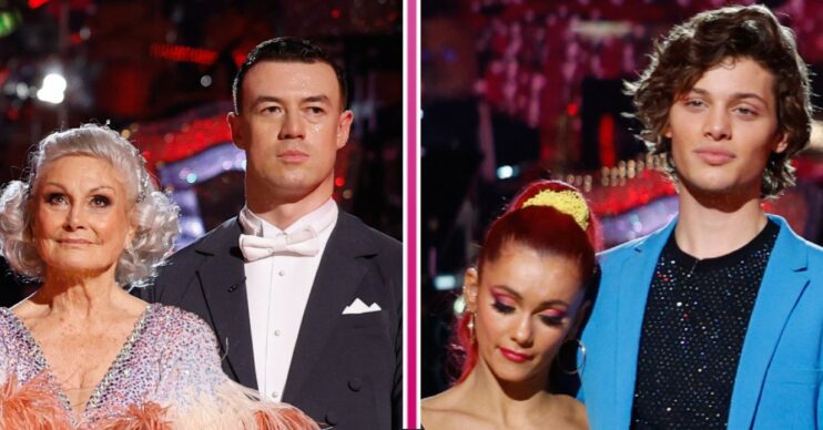 Angela Rippon, Kai Widdrington, Dianne Buswell and Bobby Brazier comp image for the Strictly results