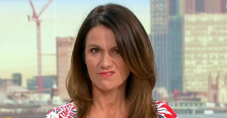 Susanna Reid sneering on GMB