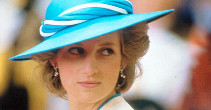 Princess Diana turns her head