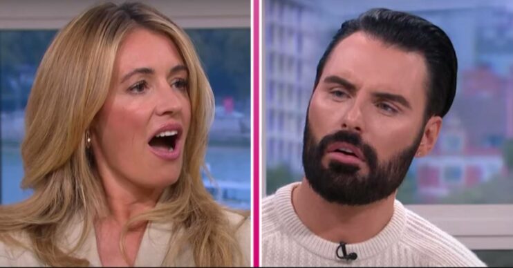 Cat Deeley looked surprised on This Morning today, Rylan looked puzzled