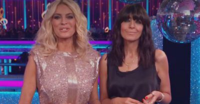 Tess Daley and Claudia Winkleman host the results show