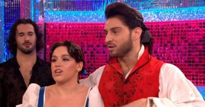 Ellie and Vito talking on Strictly