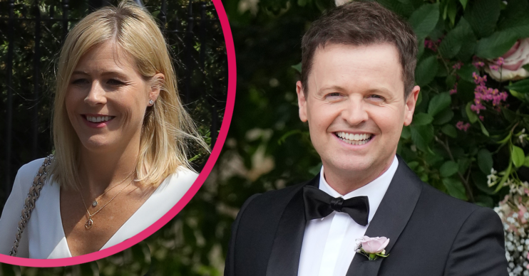 Declan Donnelly and his wife smiling